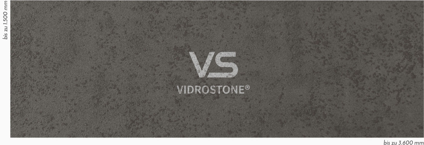 Maße der VidroStone XXL-Keramik